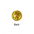 Load image into Gallery viewer, Gold G Clef & Cross Lapel Pin