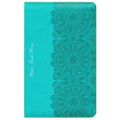 Load image into Gallery viewer, Personalized Biblia Letra Grande con Cierre Reina-Valera 1960 Turquesa Con índice (Spanish)