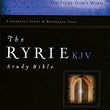 Load image into Gallery viewer, Personalized The Ryrie KJV Study Bible Bonded Leather Black Red Letter