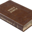 Load image into Gallery viewer, Personalized KJV Medium Brown Giant Print Bible with Thumb Index