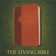 Load image into Gallery viewer, Personalized The Living Bible Large Print Edition TuTone Brown Leatherlike