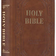 Load image into Gallery viewer, Personalized KJV Medium Brown Giant Print Bible with Thumb Index