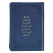 Load image into Gallery viewer, Be Still and Know Psalm 46:10 Navy Blue Faux Leather Journal
