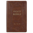 Load image into Gallery viewer, Personalized KJV Medium Brown Giant Print Bible with Thumb Index