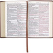 Load image into Gallery viewer, Personalized KJV Medium Brown Faux Leather Compact Bible
