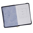 Load image into Gallery viewer, Be Still and Know Psalm 46:10 Navy Blue Faux Leather Journal