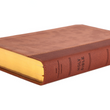 Load image into Gallery viewer, Personalized NIV Personal Size Bible Large Print Leathersoft Brown Comfort Print
