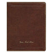 Load image into Gallery viewer, Personalized KJV Journal The Word Bonded Leather Brown
