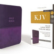 Load image into Gallery viewer, Personalized KJV Holy Bible Value Large Print Thinline Purple King James Version