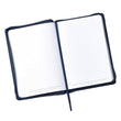 Load image into Gallery viewer, Personalized Journal Custom Text Hope As An Anchor Hebrew 6:19 Journal LuxLeather Navy Blue