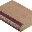 Load image into Gallery viewer, Personalized KJV Holy Bible Small Compact Bible Two-Tone Brown