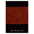 Load image into Gallery viewer, Personalized KJV Study Bible Full Color Edition Thumb Index Leathersoft Brown King James Version