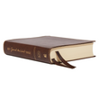 Load image into Gallery viewer, Personalized KJV Journal The Word Bonded Leather Brown