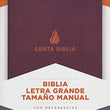 Load image into Gallery viewer, Personalized RVR 1960 Biblia Letra Grande Tamaño Manual marrón, piel fabricada (Spanish Edition)