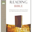 Load image into Gallery viewer, Personalized Amplified Reading Bible Thumb Indexed Leathersoft Brown