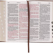 Load image into Gallery viewer, Personalized KJV Medium Brown Giant Print Bible with Thumb Index