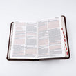 Load image into Gallery viewer, Personalized NKJV Compact Ultrathin Bible Brown Cross LeatherTouch Indexed