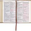 Load image into Gallery viewer, Personalized KJV Holy Bible Small Compact Bible Two-Tone Brown