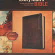 Load image into Gallery viewer, Personalized NLT Every Man's Bible Deluxe Explorer Edition LeatherLike Brown