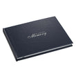 Load image into Gallery viewer, In Loving Memory Navy Faux Leather Guest Book
