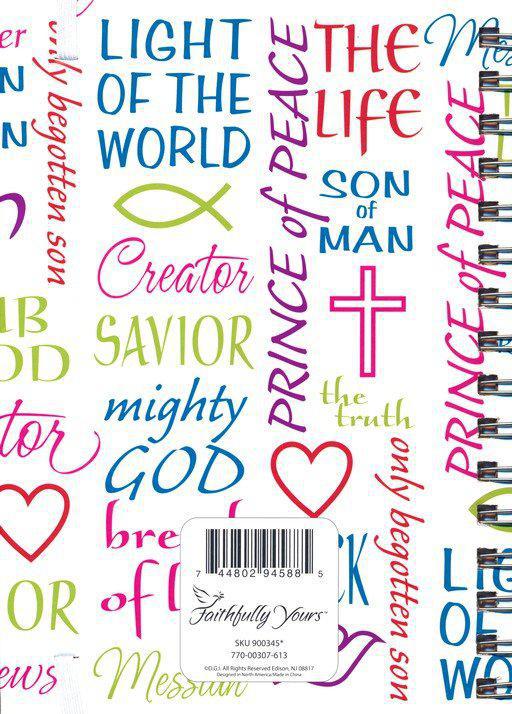 Names Of Jesus Spiral Bound Journal