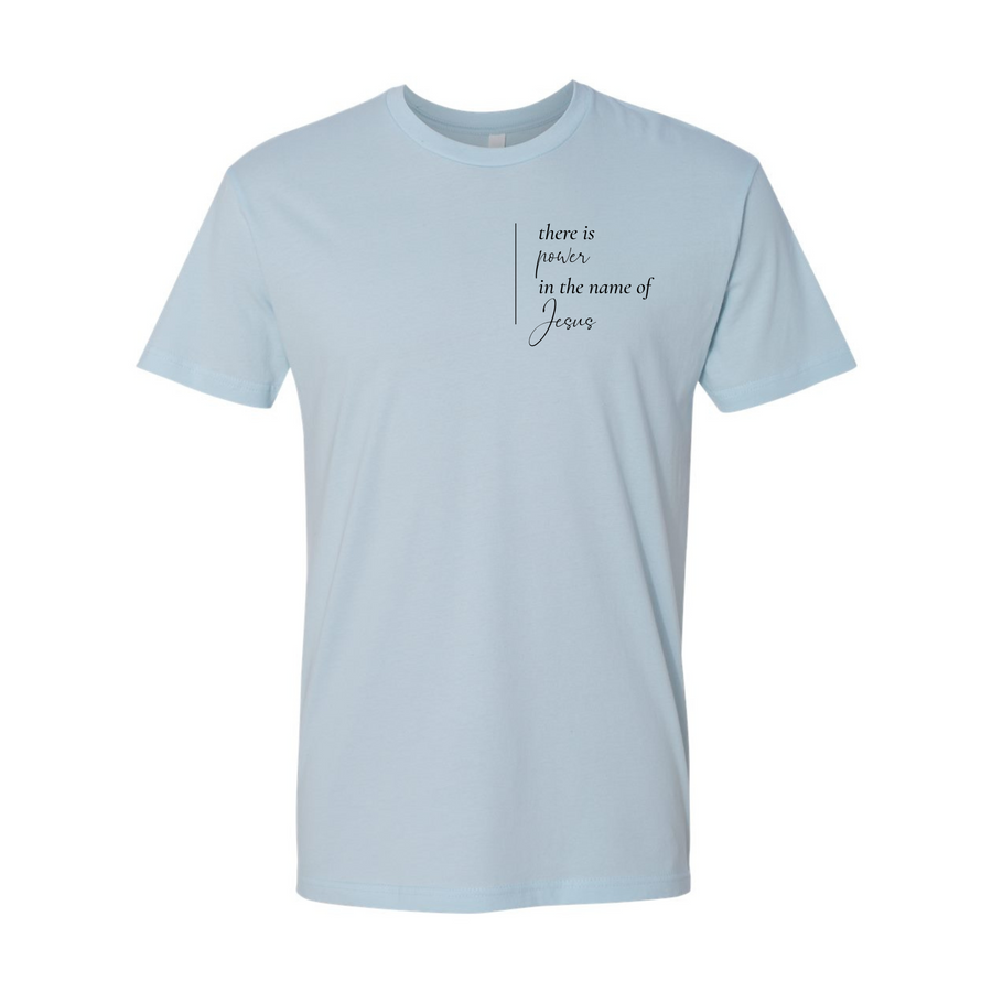 There is power in the name of Jesus Pocket Shirt