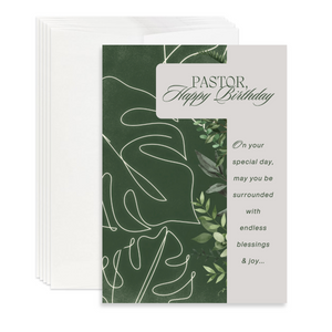 Christian Birthday Card for Pastor