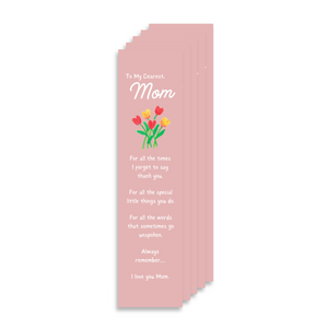 To My Dearest Mom 8’X2’ Bookmark for Mom | Gift for Mothers