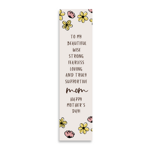 Happy Mother’s Day 8’X2’ Bookmark for Mom | Gift for Mothers