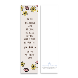 Happy Mother’s Day 8’X2’ Bookmark for Mom | Gift for Mothers