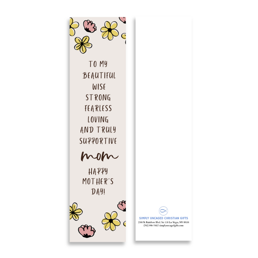 Happy Mother’s Day 8’X2’ Bookmark for Mom | Gift for Mothers