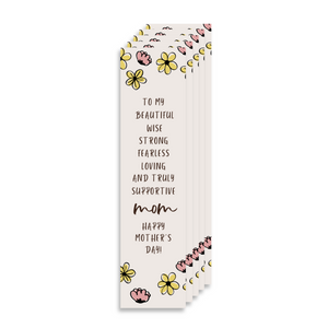 Happy Mother’s Day 8’X2’ Bookmark for Mom | Gift for Mothers