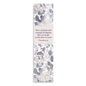 Proverbs 31:25 8’X2’ Bookmark for Women | Gift for Virtuous Woman