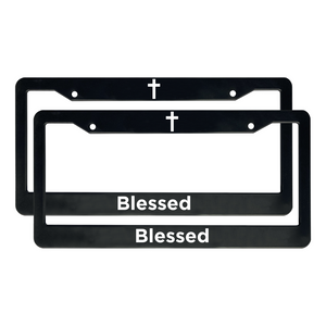 Blessed | Christian License Plate Frame