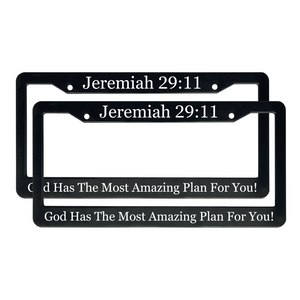 Jeremiah 29:11 God Has The Most Amazing Plan For You! | Christian License Plate Frame