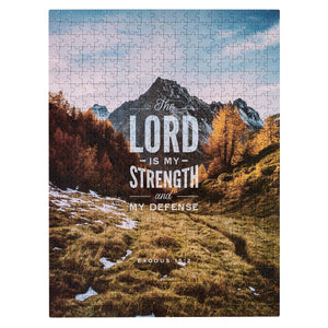 Strength & Defense Exodus 15:2 Mountain Top 500-piece Jigsaw Puzzle