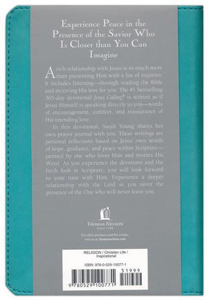 Jesus Calling Teal Devotional - Sarah Young