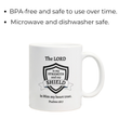 Load image into Gallery viewer, The Lord is My Strength and My Shield | Psalms 28:7 Christian Bible Verse Coffee Mug
