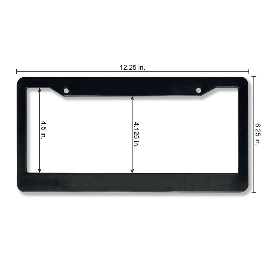 El Miedo Termina Cuando La Fe Comienza | Christian Spanish License Plate Frame