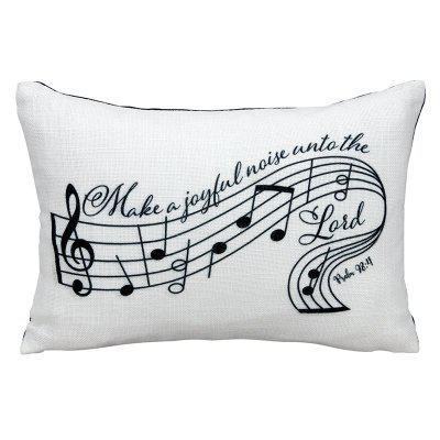 Make A Joyful Noise, Prayer Pocket Pillow