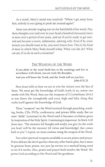 Battlefield Of The Mind Spiritual Growth Series - Joyce Meyer