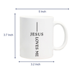 Load image into Gallery viewer, Jesus Loves Me Cross | John 3:16 Christian Bible Verse Coffee Mug
