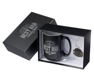 The World's Best Dad Mug & Keyring Gift Set