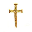 Load image into Gallery viewer, Nail Cross Lapel Pin
