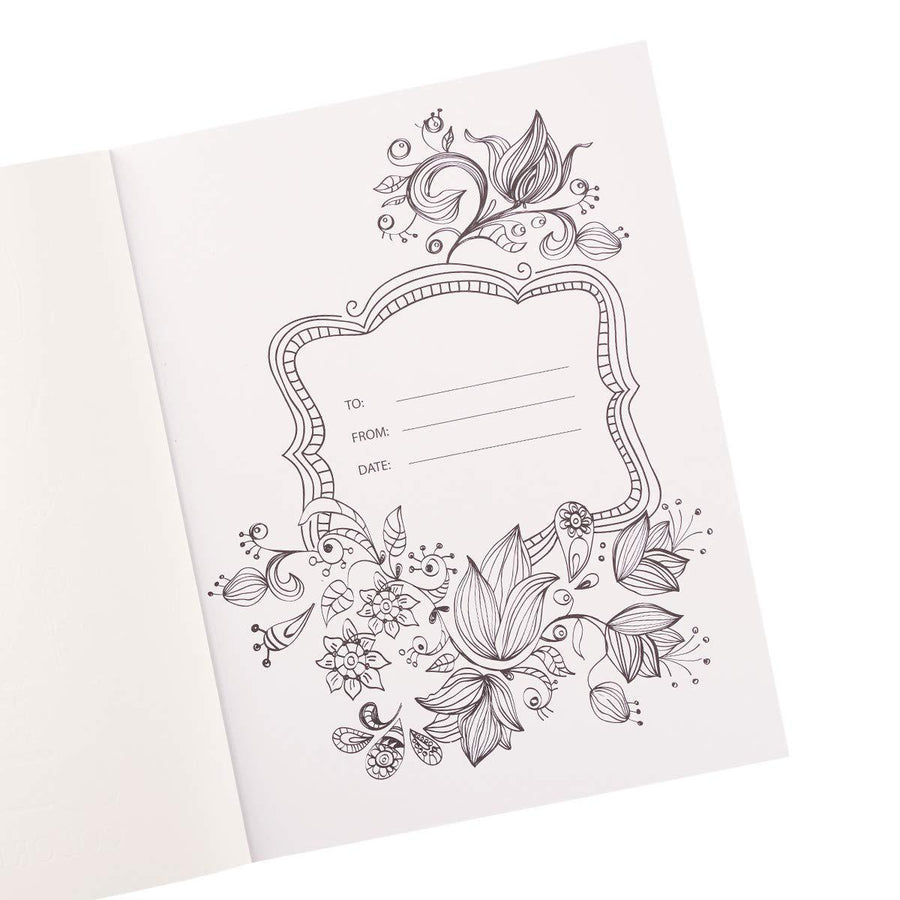 Letters to Live By Coloring Book