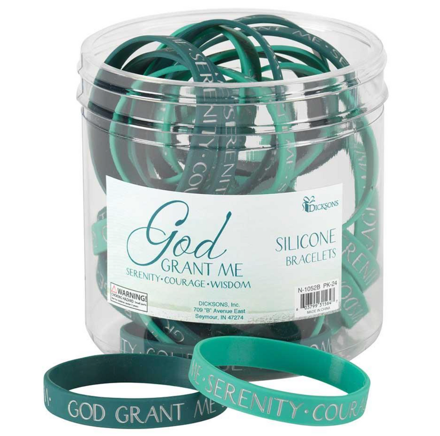 Serenity Prayer Silicone Bracelet