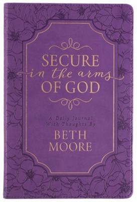 Secure in the Arms of God Purple Journal