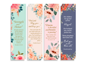 Christian 8X2inch Verses Bookmarks for Women, Assorted Variety Pack Bookmarks