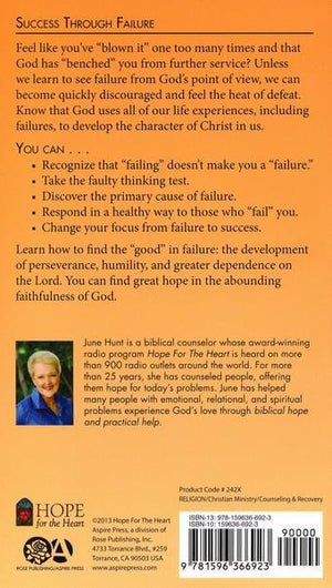 Success Through Failure - June Hunt