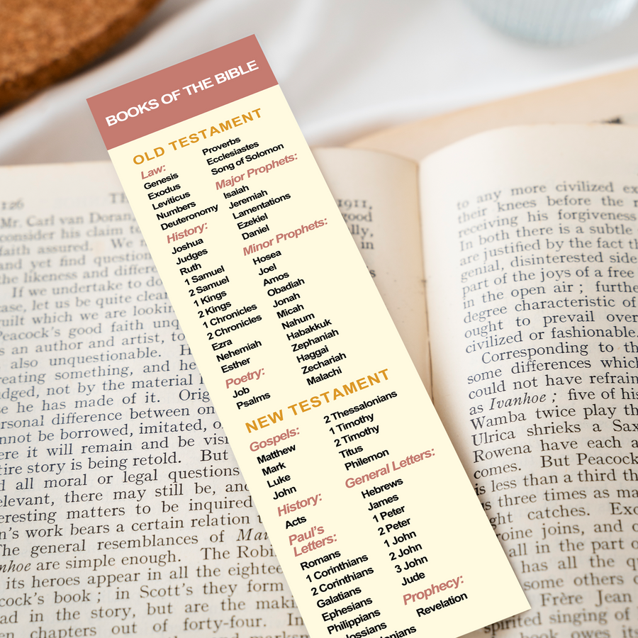 Christian Bookmark Packs Books of the Bible